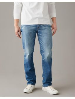 American Eagle - Mens Blue Airflex Ultrasoft Original Straight Jeans