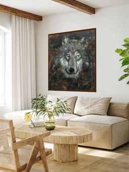 The Art House - Abstract Painting Multicolor (30X30 Inches)