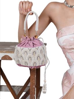 Odette - Pink Embellished Potli Bag