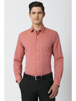 Peter England - Men Pink Slim Fit Formal Shirt