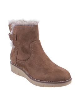 Metro - Khaki Solid Casual Boots
