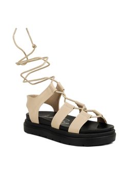 London Rag - Beige Gladiator Sandals
