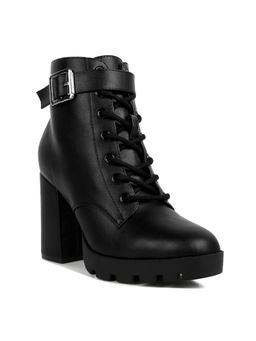 London Rag - Black Lace Up Boots