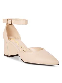 London Rag - Beige Metallic Accent Heeled Sandals