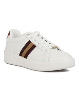 London Rag - White Embroidery Detail Sneakers