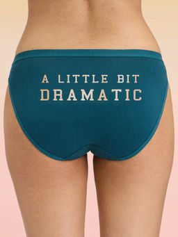 Lola and Mae - C.O.A.T Bikini Panty Pack of 1- Dramatic Green LMP1002