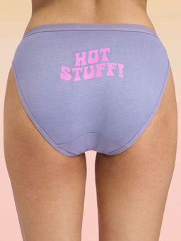 Lola and Mae - C.O.A.T Bikini Panty Pack of 1- Hot Stuff Grey LMP1002 (L)