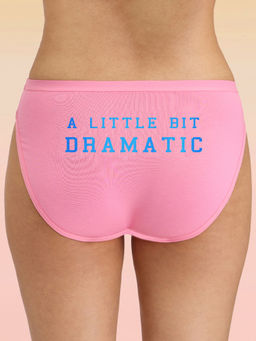 Lola and Mae - C.O.A.T Bikini Panty Pack of 1-Dramatic Rose LMP1002 (M)