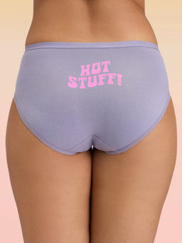 Lola and Mae - C.O.A.T Hipster-Panty Pack of 1- Hot Stuff Grey LMP1015