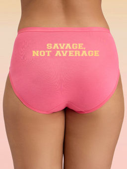 Lola and Mae - C.O.A.T Hipster-Panty Pack of 1- Savage Pink LMP1015