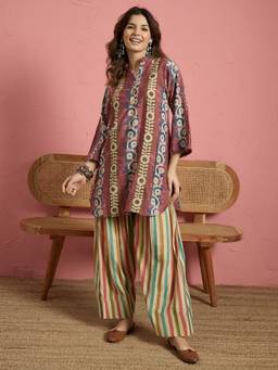 InWeave - Maroon Unique Kurta With Salwar