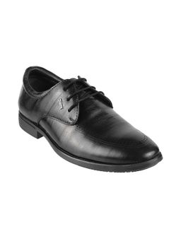 Metro - Mens Black Formal Lace-Ups ShoesMetro Plain Black Lace-ups Shoes
