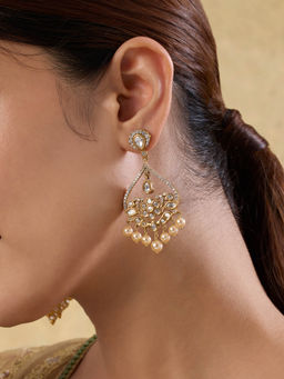 Indinoor - Samiraaz Kundan Dangler Earrings