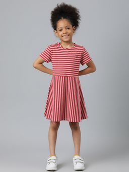 Beverly Hills Polo Club - Girls Beverley Hills Polo Club Mini Dress - Red