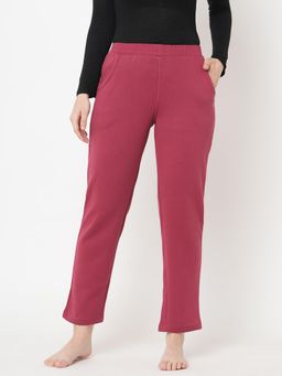 Sweet Dreams - Women Pink Solid Pyjama