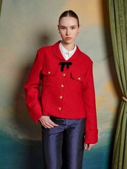 Sister Jane - Red Poise Boucle Jacket