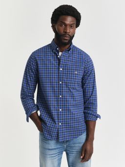 GANT - Men Blue Classic Check Shirt