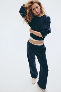 H&M - Women Blue Wide Joggers