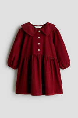 H&M - Girls Red Corduroy Sailor Dress