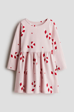 H&M - Girls Multi-Color Printed Cotton Dress