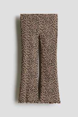 H&M - Girls Beige Flared Leggings