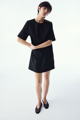 H&M - Women Black A-Line Dress