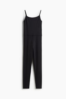 H&M - Girls Black Sports Unitard With Softmove