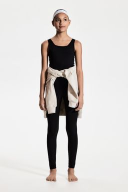 H&M - Girls Black Sports Unitard With Softmove