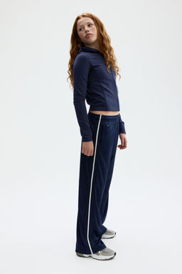 H&M - Girls Blue Track Pants With Drymove