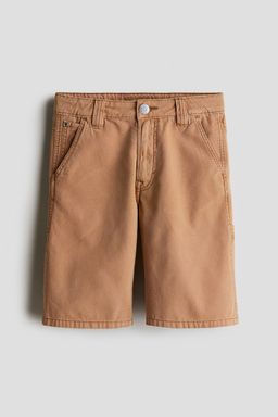 H&M - Boys Beige Loose-Fit Carpenter Shorts