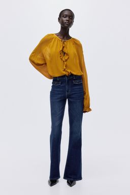 H&M - Women Blue Flared High Jeans