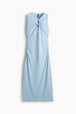 H&M - Women Blue Twist-Detail Dress