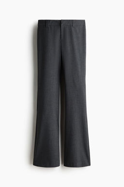 H&M - Women Grey Flared Tailored Trousers