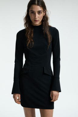 H&M - Women Black Interlock Jersey Dress