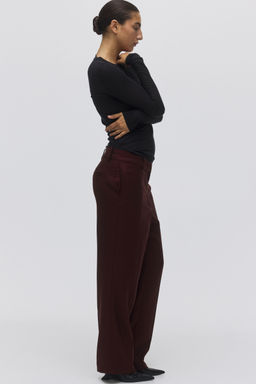 H&M - Women Red Suit Trousers
