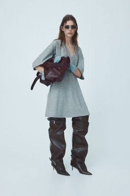 H&M - Women Grey Slouchy Dress