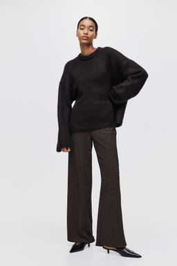 H&M - Women Brown Shimmering Trousers