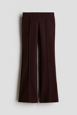 H&M - Girls Brown Flared Ponte Di Roma Leggings