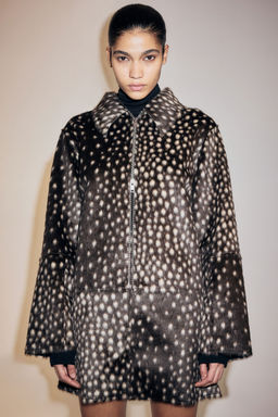 H&M - Women Brown Fuzzy Skirt