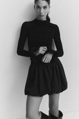 H&M - Women Grey Balloon Skirt