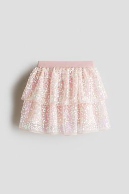 H&M - Girls Pink Sequined Tulle Skirt