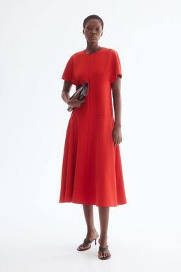H&M - Women Red Midi Dress