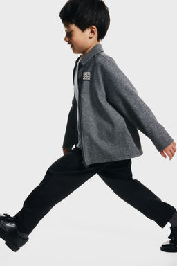 H&M - Boys Black Crease-Leg Joggers