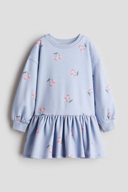 H&M - Girls Blue Sweatshirt Dress