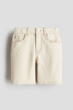 H&M - Boys Beige Relaxed Fit Denim Shorts