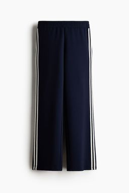 H&M - Women Blue Pull-On Scuba Trousers