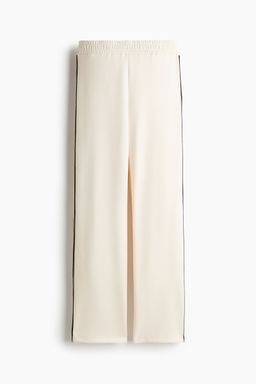 H&M - Women Beige Pull-On Scuba Trousers