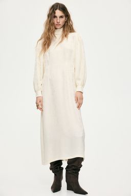 H&M - Women White Tie-Detail Dress