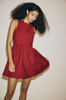 H&M - Women Red Bow-Back Dress