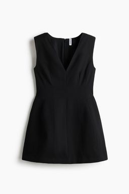 H&M - Women Black V-Neck Dress